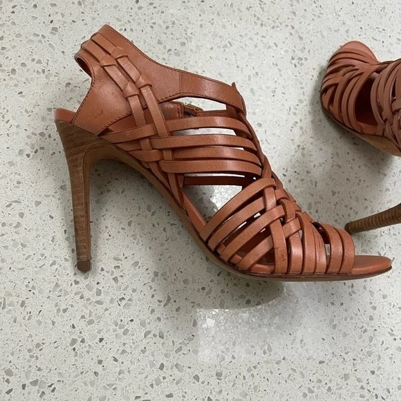 Tory Burch strappy stiletto heeled sandals - Picture 4 of 5